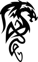 Tribal Dragon vinyl decal - For Cars, Laptops, Sticker, Mirrors, etc.