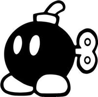 Bomb Super Mario Bros Nintendo vinyl decal - For Cars, Laptops, Sticker, Mirrors, etc.