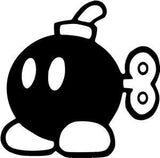 Bomb Super Mario Bros Nintendo vinyl decal - For Cars, Laptops, Sticker, Mirrors, etc.