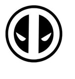 Deadpool Logo vinyl decal - For Cars, Laptops, Sticker, Mirrors, etc.