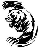 Bear vinyl decal - For Cars, Laptops, Sticker, Mirrors, etc.