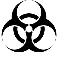 BioHazard vinyl decal - For Cars, Laptops, Sticker, Mirrors, etc.