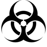 BioHazard vinyl decal - For Cars, Laptops, Sticker, Mirrors, etc.