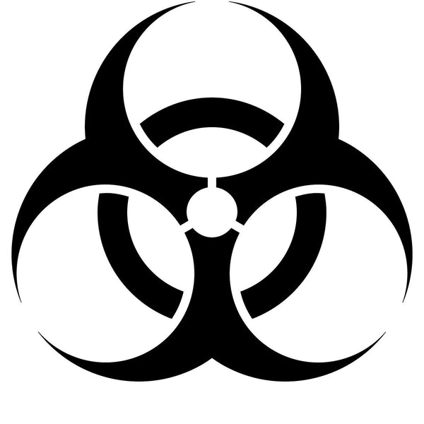 BioHazard vinyl decal - For Cars, Laptops, Sticker, Mirrors, etc.