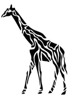 Tribal Giraffe vinyl decal - For Cars, Laptops, Sticker, Mirrors, etc.