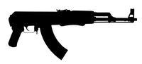 AK 47 vinyl decal style 2 - For Cars, Laptops, Sticker, Mirrors, etc.