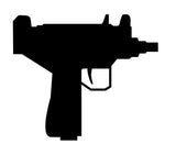 Uzi vinyl decal - For Cars, Laptops, Sticker, Mirrors, etc.