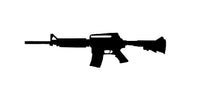 M-16 / M4 Riffle vinyl decal - For Cars, Laptops, Sticker, Mirrors, etc.