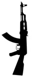 AK 47 rifle vinyl decal - For Cars, Laptops, Sticker, Mirrors, etc.