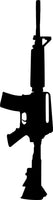 M-16 / M4 Riffle vinyl decal - For Cars, Laptops, Sticker, Mirrors, etc.