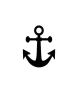 Anchor vinyl decal - For Cars, Laptops, Sticker, Mirrors, etc.