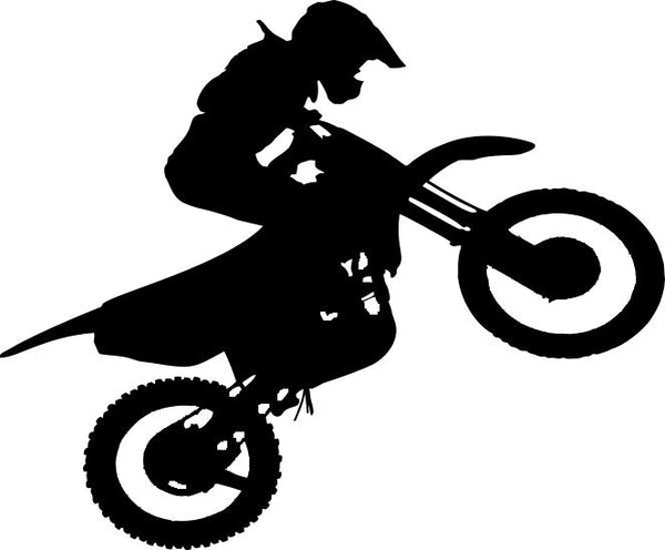 Motorcycle / Dirt Bike Vinyl Decal - For Cars, Laptops, Sticker, Mirrors, etc.