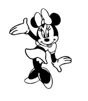 Disney Minnie Mouse Vinyl Decal - For Cars, Laptops, Sticker, Mirrors, etc.