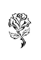 Rose vinyl decal - For Cars, Laptops, Sticker, Mirrors, etc.