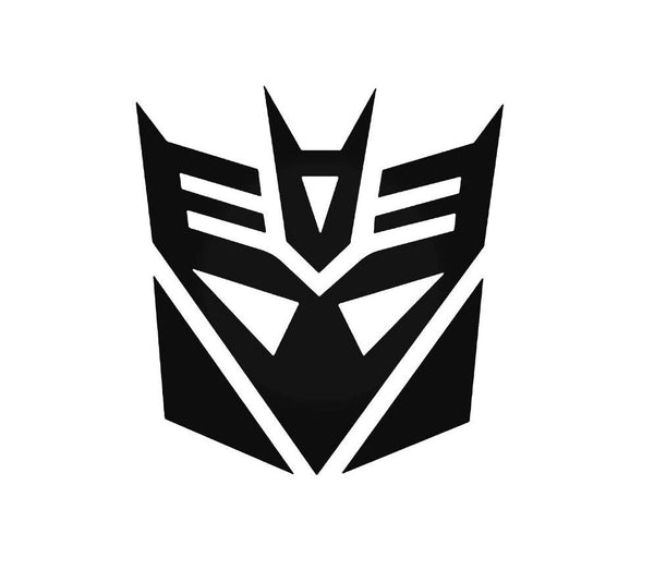 Transformers Decepticon Logo Vinyl Decal - For Cars, Laptops, Sticker, Mirrors, etc.