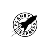 Futurama Planet Express Logo Vinyl Decal - For Cars, Laptops, Sticker, Mirrors, etc.