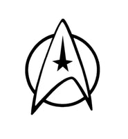 Star Trek Logo vinyl decal Star Wars - For Cars, Laptops, Sticker, Mirrors, etc.