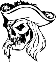 Undead Pirate vinyl decal - For Cars, Laptops, Sticker, Mirrors, etc.