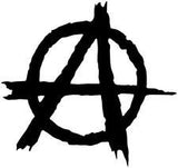 Anarchy vinyl decal - For Cars, Laptops, Sticker, Mirrors, etc.