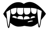 vampire mouth vinyl decal - For Cars, Laptops, Sticker, Mirrors, etc.