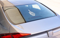 Skeleton Hand giving the middle finger vinyl decal - For Cars, Laptops, Sticker, Mirrors, etc.