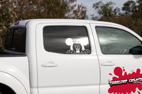 Disney Peeking Mickey Mouse Vinyl Decal - For Cars, Laptops, Sticker, Mirrors, etc.