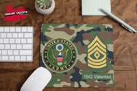 Custom Personalized US Army Mouse Pad - Military Mousepad - Rank Mouse mat - Custom office - Gift Idea - Computer Accessories - Personalize