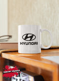 Hyundai Logo vinyl decal - For Cars, Laptops, Sticker, Mirrors, etc. - Design Now in Mug - License Plate - Mouse Pad - T Shirt