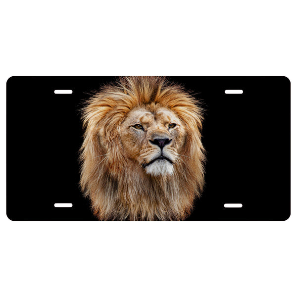 Personalized Custom Lion  Novelty Vanity Front License Plate - King Of The Jungle - decorative auto tag - Wall Decor - Sign - Animal -