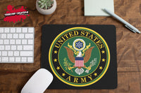 US Army Logo Mouse Pad - Military Mousepad - Logo Mouse mat - Custom office - Gift Idea - Computer Accessories -