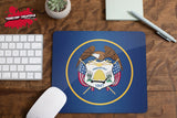 State Flag Mouse Pad - Mouse Mat - Personalize - able - Custom - Man Cave - She Shed - Kids Room - USA - Home Computer Accessories - Work