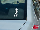 Female Pirate #2 Silhouette Vinyl Decal - For Cars | Laptops | Sticker | Mirrors | Books etc. - Caribbean | Pirates | Women | Anne Bonny