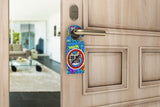 Do Not Enter Comic Door Hanger Sign | Comic Book Saying Background | Kids Room | Home Decor |Super Hero | Signs | Bang | Zoom | Zap | Fun